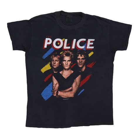 1983 The Police Synchronicity Tour Shirt Wyco Vintage