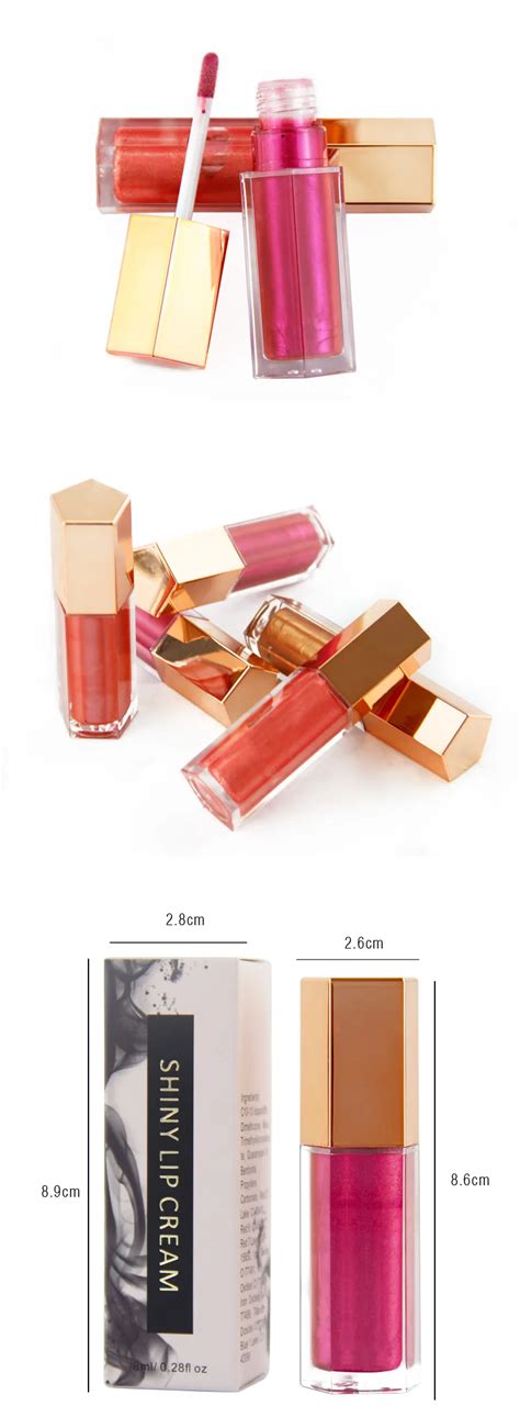 5 Color Private Label Vegan Lip Gloss Waterproof Cruelty Free Liquid Lipstick For Lips Buy