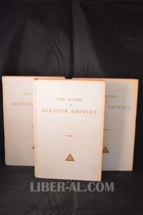 THE WORKS OF ALEISTER CROWLEY (3 VOLUMES) – Liber-AL.com