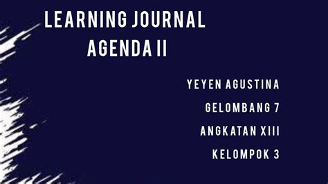 Learning Journal Agenda Ii Day Latsar Cpns Kementerian Atr Bpn