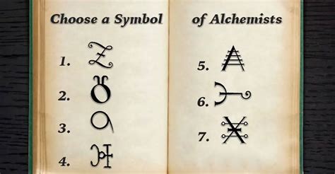 Choose a Symbol of Alchemists to Find Out Current Life’s Challenge ...