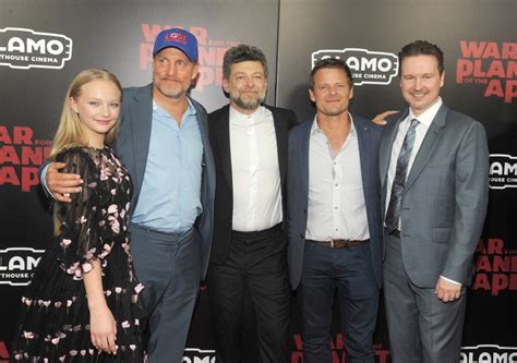 Photo Amia Miller Woody Harrelson Andy Serkis And Steve Zahn Et Dan