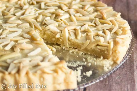 Easy Almond Tart Low Carb Grain And Sugar Free Thm S Joy Filled Eats