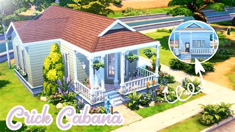 Crick Cabana Renovation Sims Stop Motion Speed Build No Cc