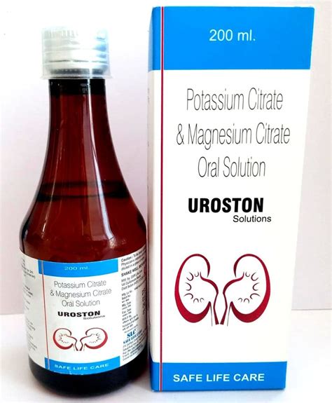 Potassium Citrate And Magnesium Citrate Oral Solution At Rs 85 Bottle Pharmaceutical Syrup In