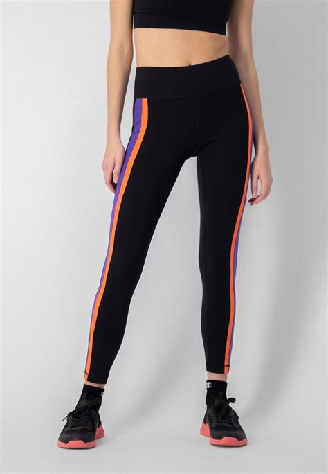 Champion Capri C Sport Leggings Blacknegro Zalandoes