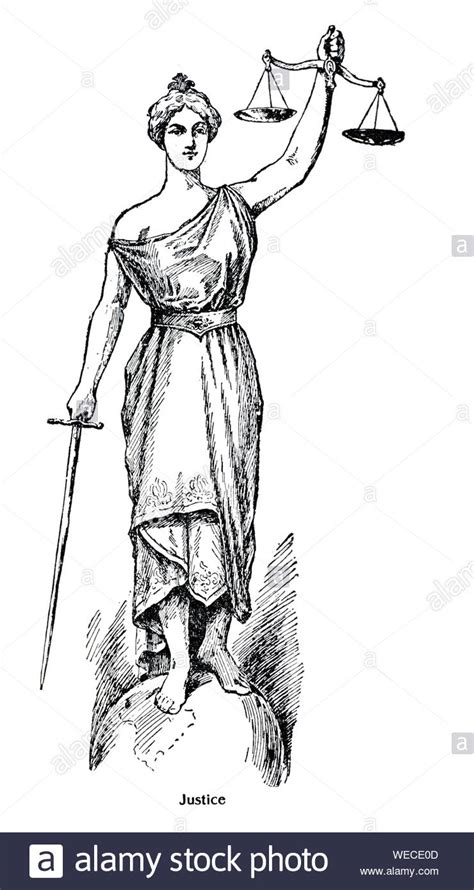 Lady Justice Illustration Hi Res Stock Photography And Images Alamy