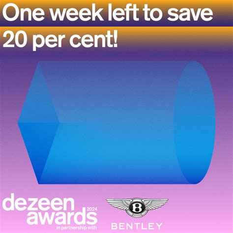 Prices And Dates Dezeen Awards 2024