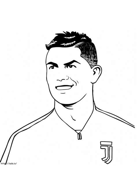 Cristiano Ronaldo Desene De Colorat Desene De Colorat Imprimabile