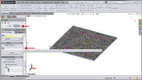 Creating Solidworks Custom Appearance Files