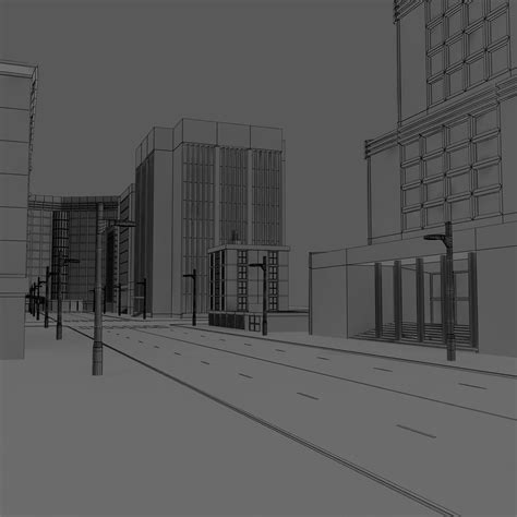 City street 3D Model $69 - .max - Free3D