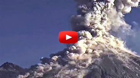 Time lapse of Mexico volcano eruption "Video" | Geology Page