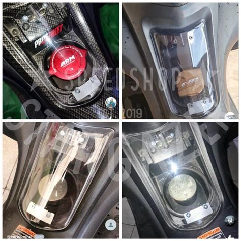 Jual Tutup Tangki Tank Transparan Akrilik Yamaha Aerox Old New