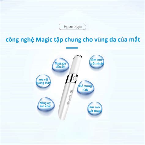 Máy Massage Mắt Giảm Quầng Thâm Trẻ Hóa Da Photon Ion Nanotime F52e Thiết Bị Chính Hãng Ce