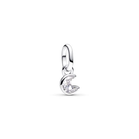 Pandora ME Sparkling Moon Mini Dangle Charm Pandora Charms From Gift