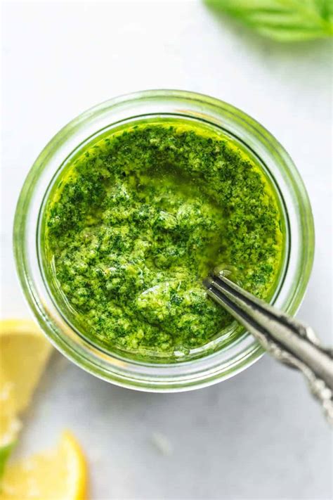 Fresh Pesto Sauce Creme De La Crumb