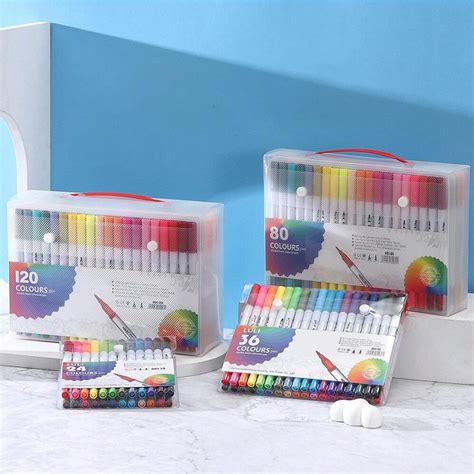 Kit Canetas Em Brush Lettering E Ponta Fina Dual Pen