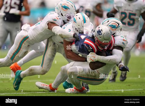 Miami Dolphins Willie Gay Jr Tyrel Dodson And Minkah Fitzpatrick Stop New England Patriots