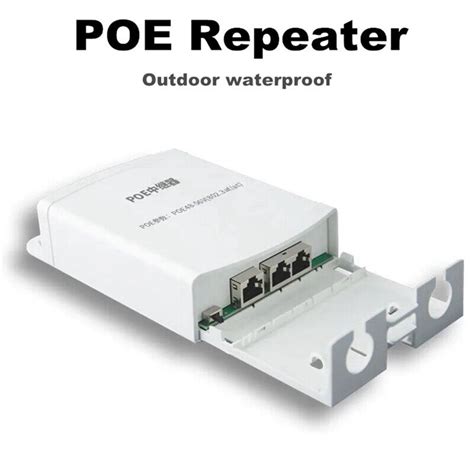 1 In 2 Out Port POE Extender POE Repeater Extender 100Mbps IEEE802 3AF