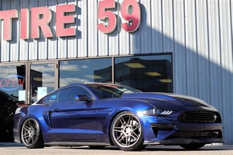 Ford Mustang Gt S550 Blue Ferrada F8 Fr6 Wheel Front