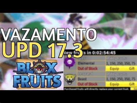 NOVOS VAZAMENTO NOVAS FRUTA DA UPDATE 17 3 BLOX FRUIT NOVO SUPER HUMAN