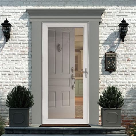 Andersen Series Full View Retractable Aluminum Storm Door Brickseek