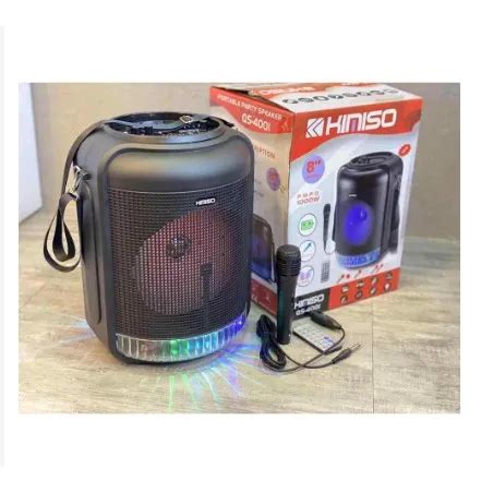 NEW KIMISO QS 4001 8 WOOFER BLUTOOTH SPEAKER WITH MIC AND REMOTE