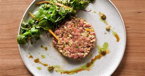 Recette De Tartare De Veau Aux Coquillages Zeste Recipe Ethnic