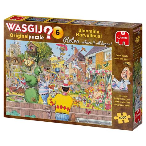 Wasgij Retro Original 6 Blooming Marvelous 1000 Pieces Jumbo