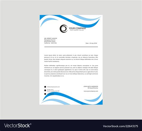 Abstracts Letterhead Design Royalty Free Vector Image 49 OFF