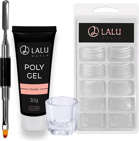 Lalu Zestaw Kit Akrylo El Poly Flexy Gel Nude G Formy Opinie I Ceny