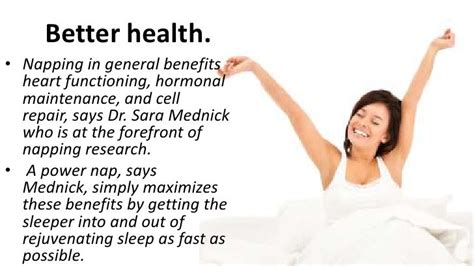 Benefits Of Power Napping