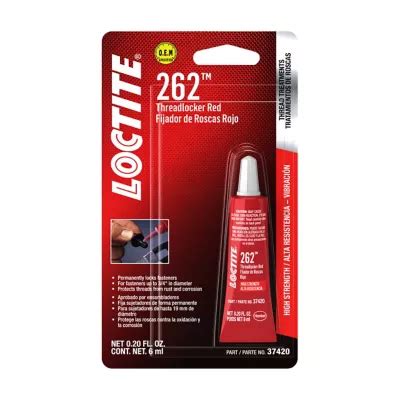 LOCTITE 262 High Strength Red Anaerobic Curing Threadlocker Henkel