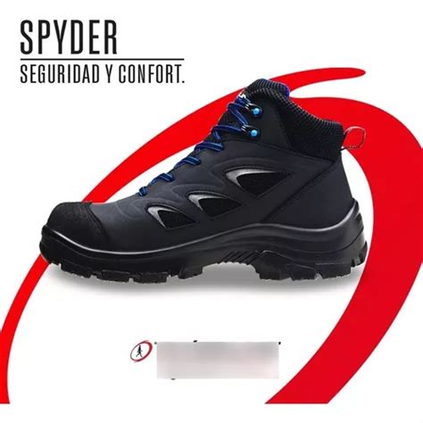 Zapato De Seguridad Spyg Negro Riverline Meses Sin Intereses