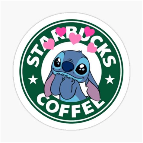 Stitch Starbucks Svg