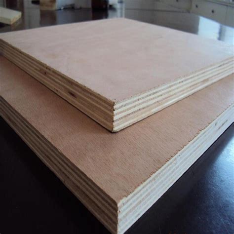 Mm Okoume Poplar Laminated Hardwood Commercial Plywood For Furniture