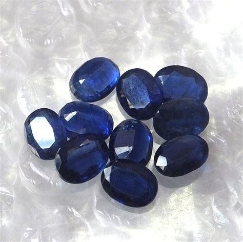 Natural Blue Kyanite Cut Stone Faceted Kyanite Gemstone Etsy