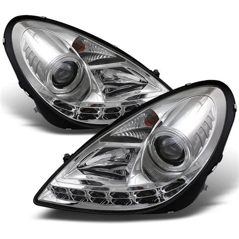 Akkon For Mercedes Benz R Slk Class Chrome Clear Drl Daylight Led