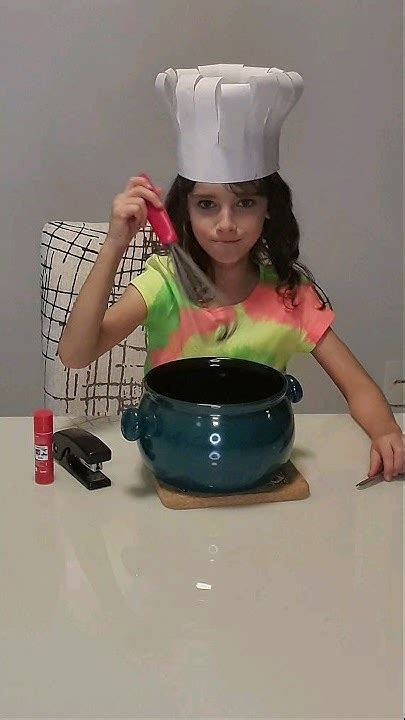 Como Fazer Um Chapeu De Cozinheiro - CHAPÉU DE CHEF - Como fazer um chapéu de cozinheiro! #shorts - YouTube
