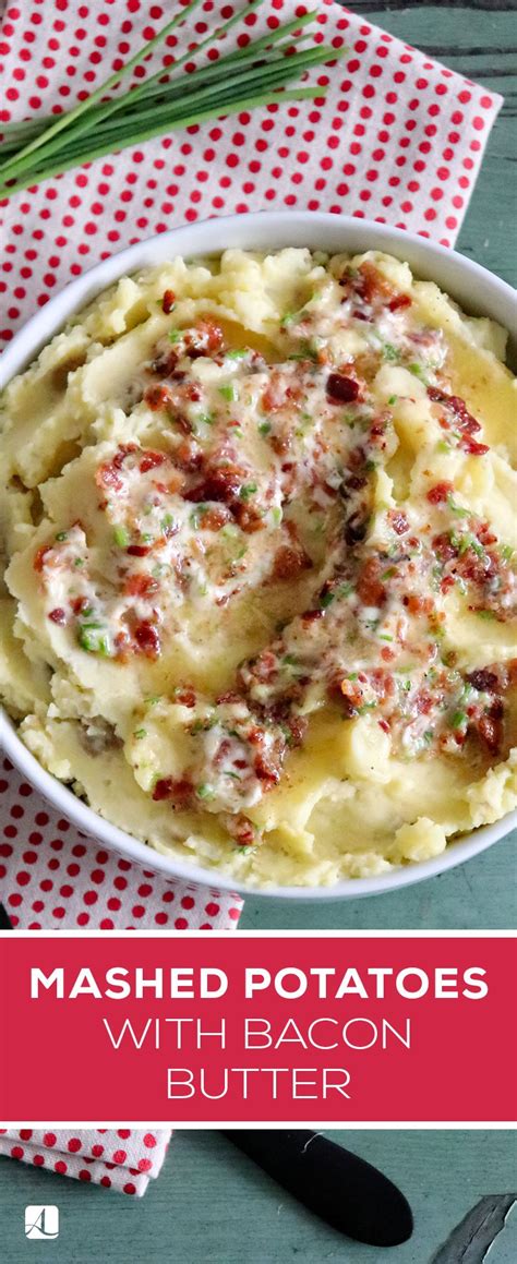 Mashed Potatoes With Bacon Butter American Lifestyle Magazine Bacon