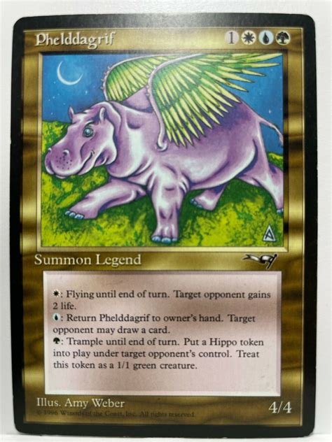 Magic The Gathering Mtg Phelddagrif Alliances Ed Lp See Actual