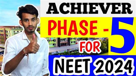 Allen Kota New Batch For Neet 2024 Achiever Phase 5 Allen