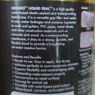 Davies Mondo Liquid Seal 1 4 Liter Elastomeric Sealant Waterproofer