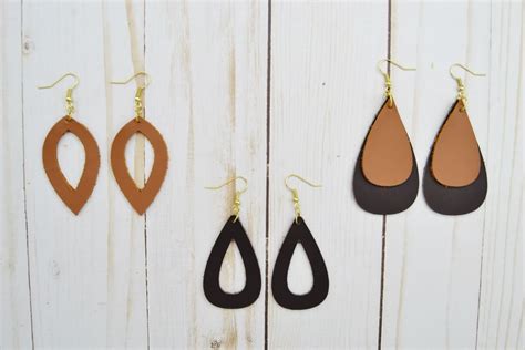 How To Make Leather Earrings With A Cricut Maker Mary Martha Mama