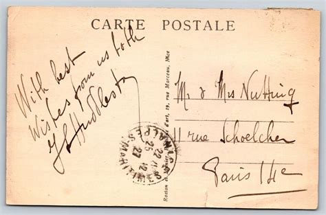 Nice Vue Generale Prise Du Chateau France Vintage Postcard Ebay