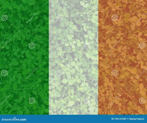 Irish Flag Colors Stock Image Image Of White Flag 194131609