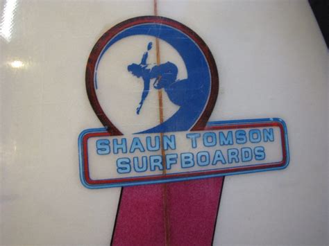 Shaun Tomson Vintage Surfboard Island Trader Surf Shop