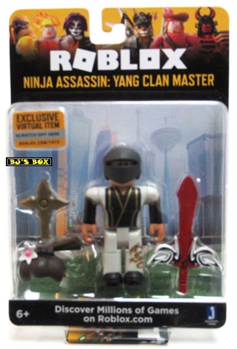 Roblox Ninja Assassin Yang Clan Master Figure W Exclusive Virtual Item