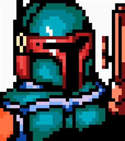 Editing Mando Boba Fett Free Online Pixel Art Drawing Tool Pixilart