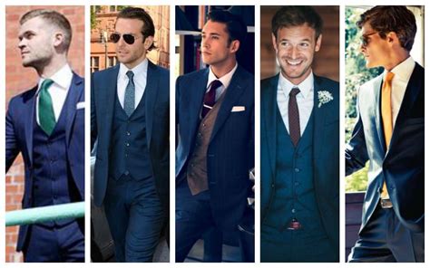 Navy Blue Suit White Shirt And Tie Combinations